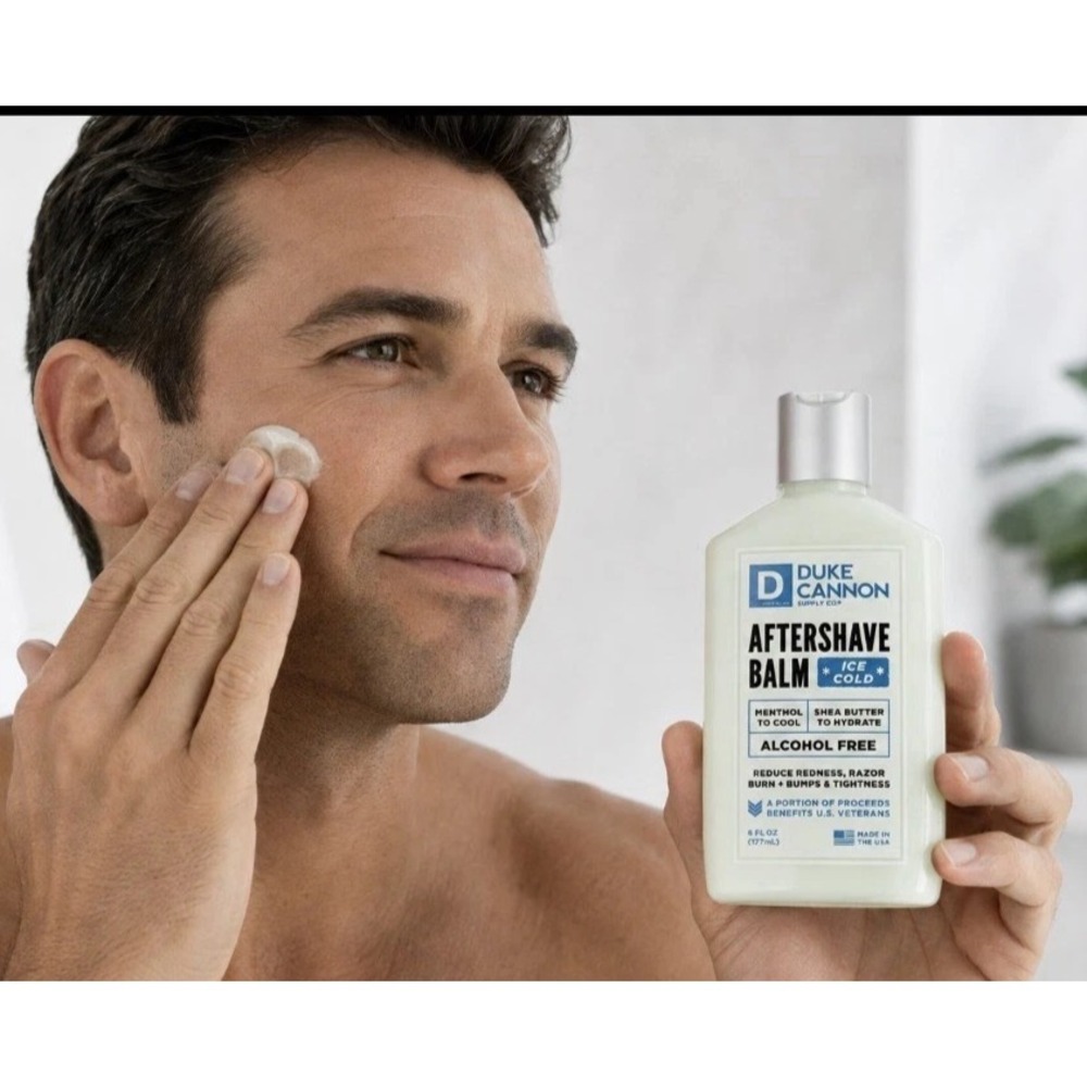 DUKE CANNON SUPPLY CO After-Shave Balm Ice Cold 6oz Face Lotion Cream Razor Burn